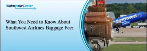 Know About Southwest Airlines Baggage Fees
