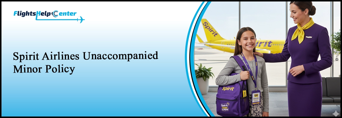 Spirit airlines unaccompanied minor Policy