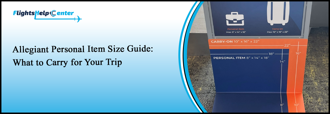 Allegiant Personal Item Size