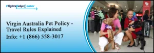 Virgin Australia Pet Policy